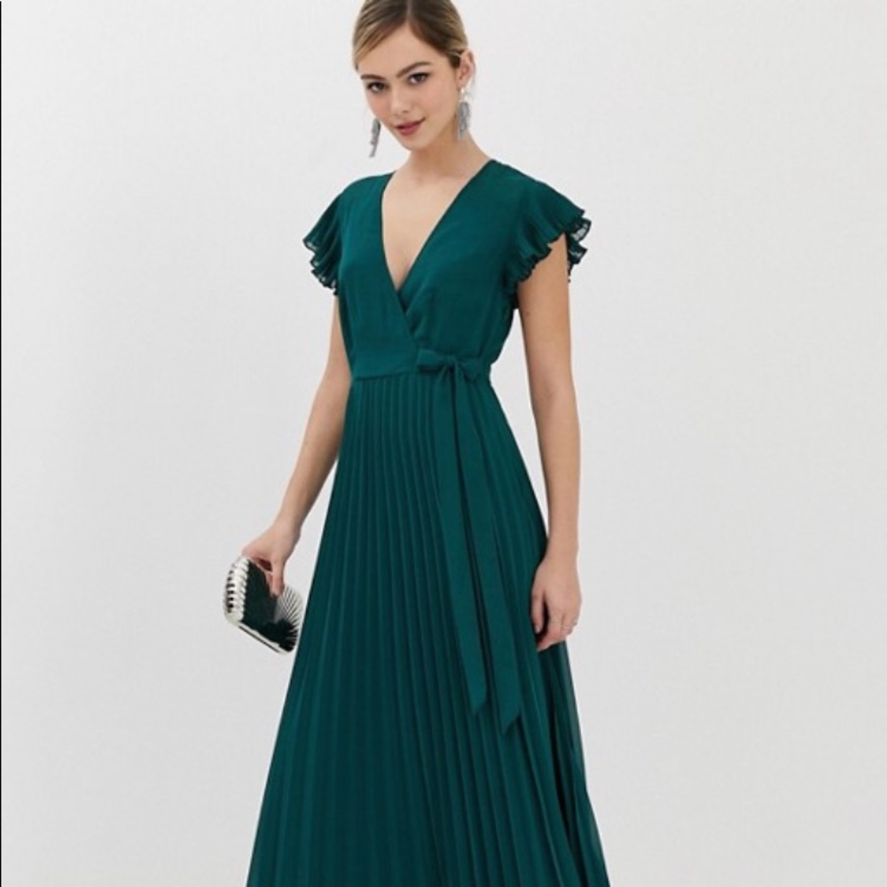 ASOS Pleated Maxi Dress